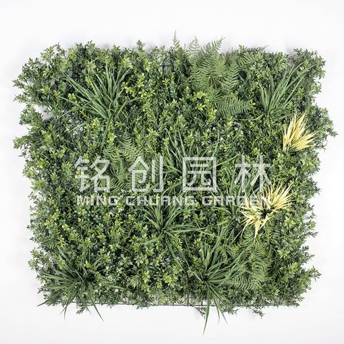 直销阻燃仿真植物墙防火绿植墙环保材料绿植商场装饰植物墙配材